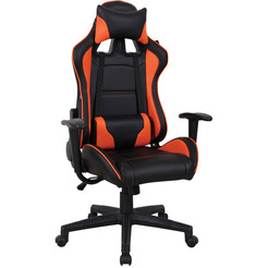 Игровое кресло Brabix GT Racer GM-100 (черный/оранжевый)