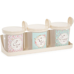 Набор емкостей Альтернатива Ассорти М8683 (бежевый)