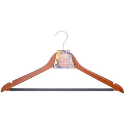 Вешалка Podari Деревянная с антискользящей перекладиной JHО 3011