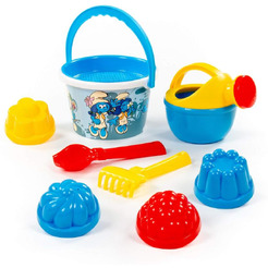 Набор игрушек для песочницы Полесье Смурфики: Затерянная деревня-6 №3 65094