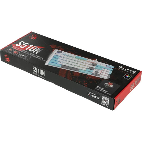 Клавиатура A4Tech Bloody S510N (белый)