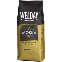Кофе в зернах Welday Mokka, 1000 г