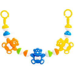 Погремушка-подвеска Полесье Смешные обезьянки 24484