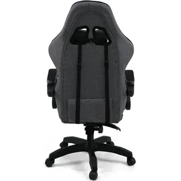 Кресло офисное King Style FK-31 Anklav Fabric Black (светло-серый/черный)