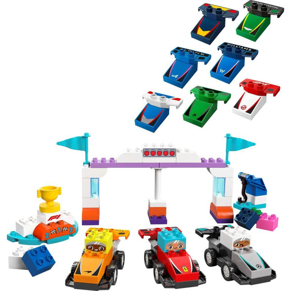Конструктор Lego Duplo Гоночные машины и пилоты команды F1 10445