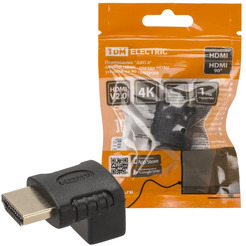 Переходник TDM Electric HDMI - HDMI SQ4040-0104 (угловой)