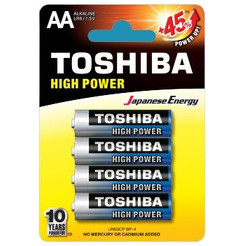 Элемент питания TOSHIBA High Power АА LR06 BP4