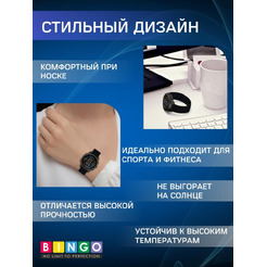 Ремешок Bingo Nylon Double Loop для часов 20мм Черный