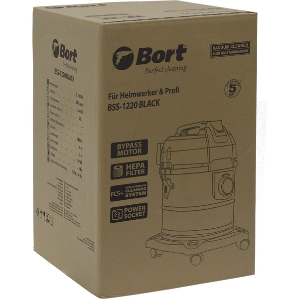 Пылесос Bort BSS-1220 Black (93412598)