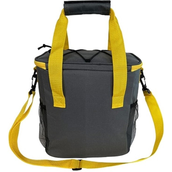 Сумка изотермическая MIRU 9047 13л (серый/желтый)