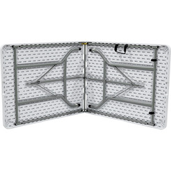 Стол складной пластиковый Angioletto 152 см. White