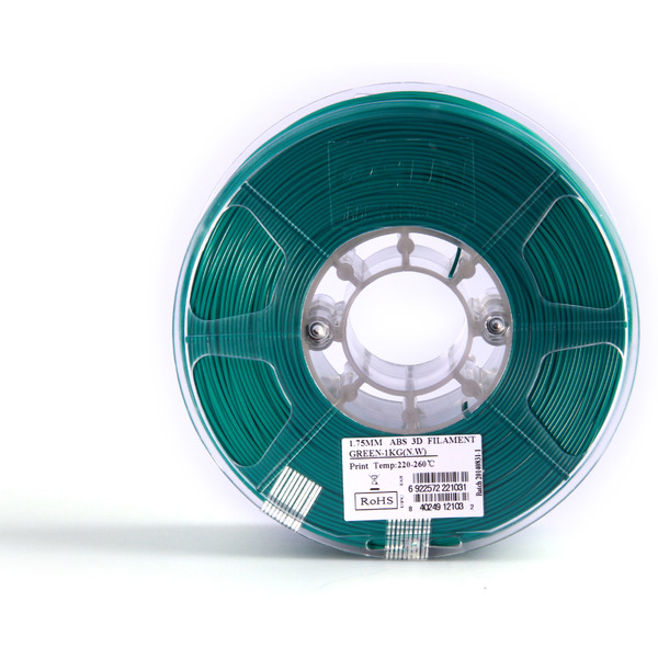 Пластиковая нить ESUN ABS 1.75 мм green