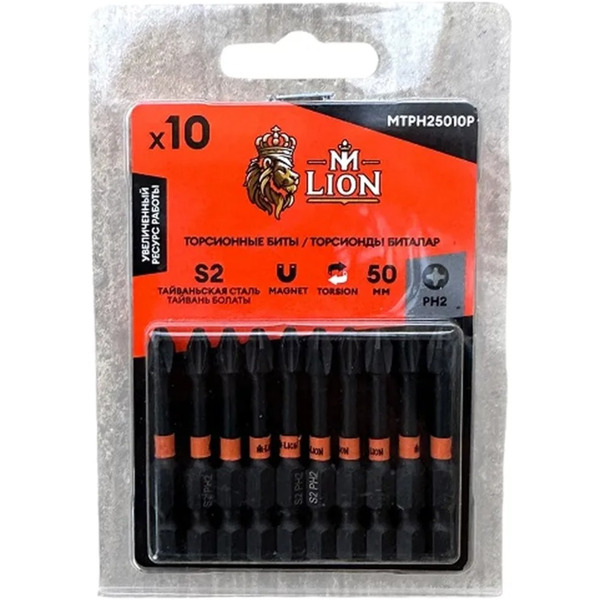 Торсионная бита M-Lion MTPH25010P (10 шт)