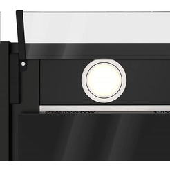 Кухонная вытяжка Elikor Sense Glass 60П-1000 229361 (черный/черное стекло)