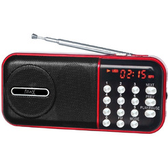 Радиоприемник MAX MR-321 (черный/красный)