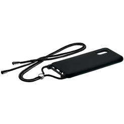 Бампер Bingo Lanyard для Samsung Galaxy A03s (черный)