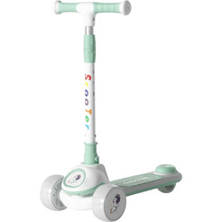 Самокат детский Ricos LilStar JSCL668A (белый/бирюзовый)