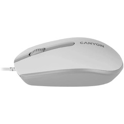 Мышь Canyon M-10 (CNE-CMS10WG) белый/серый