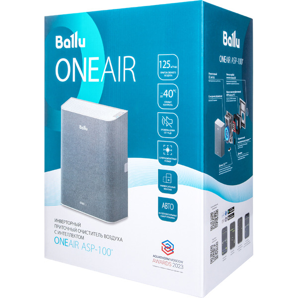 Очиститель воздуха Ballu OneAir ASP-100 (белый)