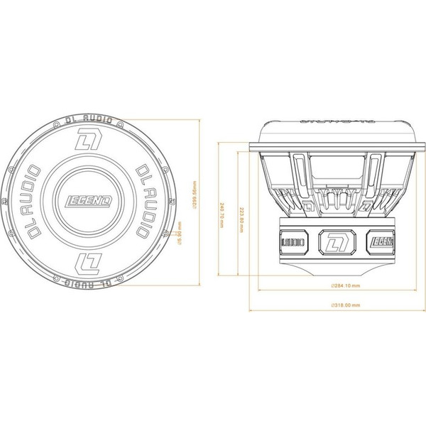 Головка сабвуфера DL Audio Legend 12