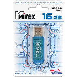 USB Flash MIREX ELF Blue 16GB (13600-FM3BEF16)