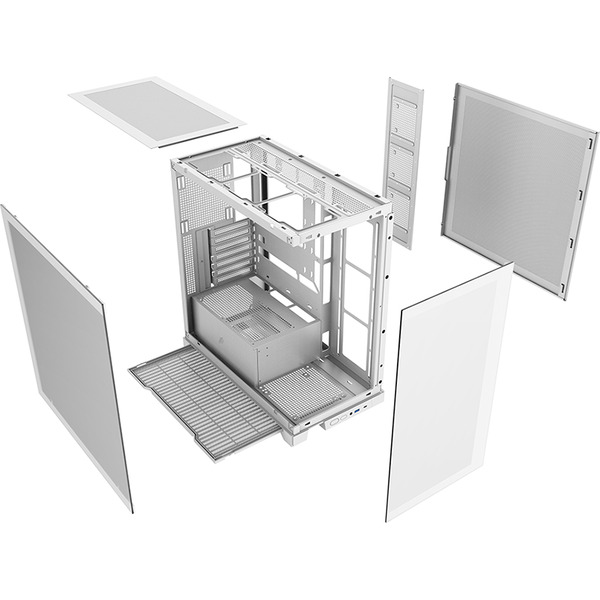 Корпус 1stPlayer Mi8 MI8-WH-3FC7R-W-1FC7-W (белый)