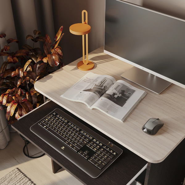 Стол Сокол КСТ-21.1 (венге/беленый дуб)