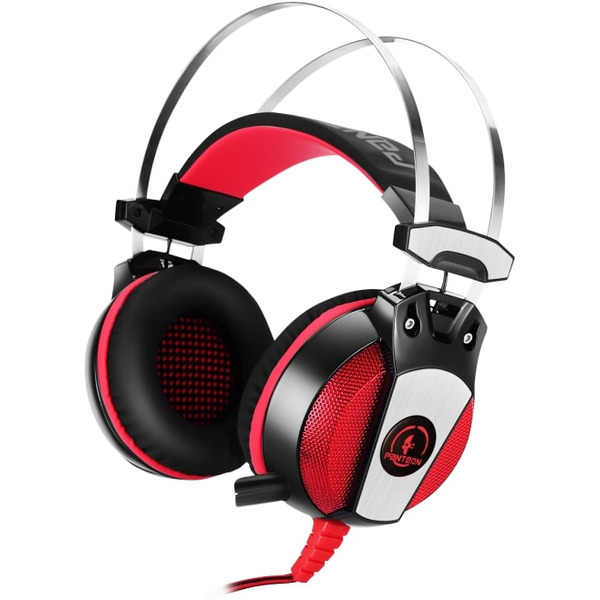 Наушники с микрофоном Jet.A GHP-600 (чёрно-красная)