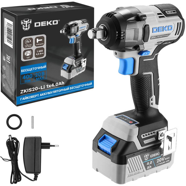 Аккумуляторный гайковерт DEKO ZKIS20-Li (084-1046) с 1-им АКБ