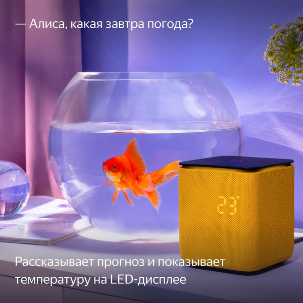 Умная колонка Яндекс Станция Миди (YNDX-00054ORG) оранжевый