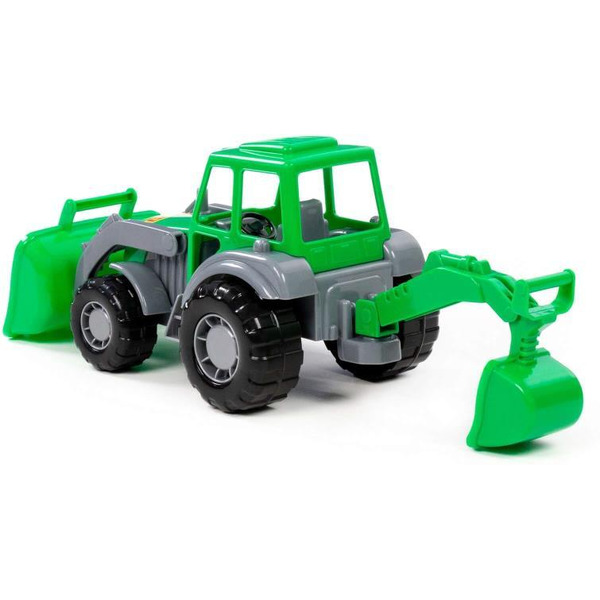 Экскаватор Полесье Мастер 24446 (серый/зеленый)