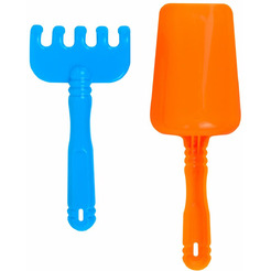 Кинетический песок BRAUBERG 665480 (песочный, 3000 г, 3 формочки, лопатка, грабли, ведро)