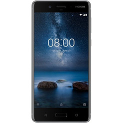 Смартфон NOKIA 8 стальной (11NB1S01A09)