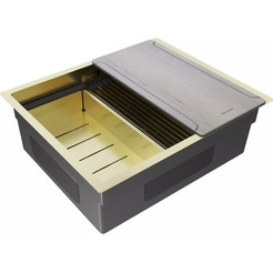 Кухонная мойка Paulmark Next-Multi Sink 54 UNI PM785445-LG (светлое золото)