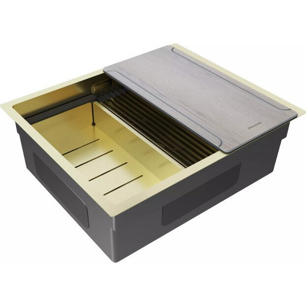 Кухонная мойка Paulmark Next-Multi Sink 54 UNI PM785445-LG (светлое золото)