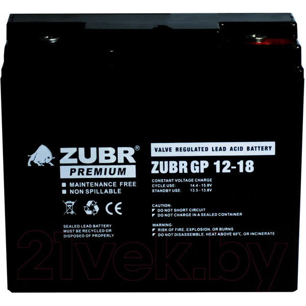 Аккумулятор для ИБП Zubr GP 12-18