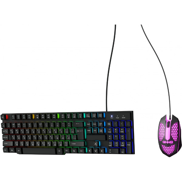 Игровой набор (клавиатура + мышь с ковриком) Оклик 400GMK