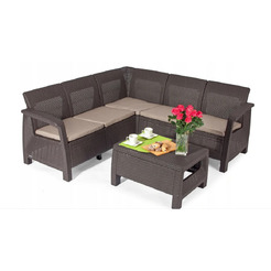 Набор садовой мебели Keter Corfu Relax Set 258949 (коричнивый)