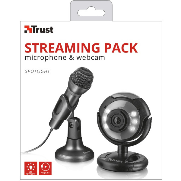 Веб-камера Trust Spotlight Streaming Pack (22093)