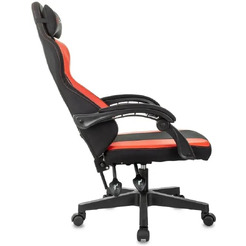 Кресло игровое ZOMBIE Rudger (черный/красный)