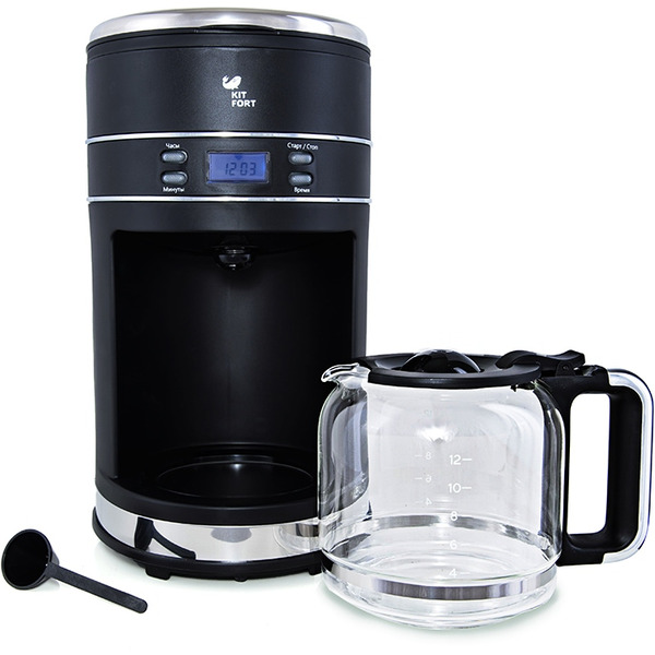 Кофеварка KITFORT KT-704-2 черная