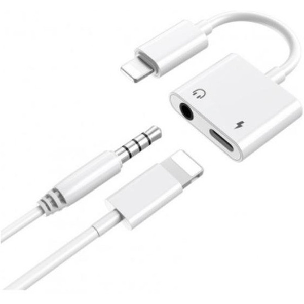 Адаптер BINGO Lightning + 3.5mm - Lighning