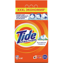 Стиральный порошок TIDE Альпийская свежесть 6кг автомат (40 стирок)