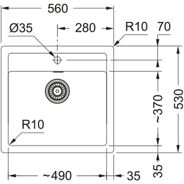 Кухонная мойка Franke Sirius SID 610-49 143.0757.989 (сахара)