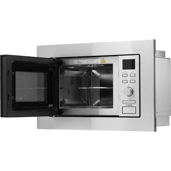 Встраиваемая микроволновая печь Hyundai HBW 2040 IX (серебристый)