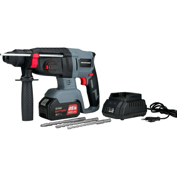 Аккумуляторный перфоратор беcщеточный ProfiPower MKDHR-18V