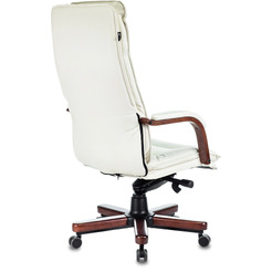 Кресло Бюрократ T-9927WALNUT (слоновая кость)