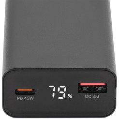 Мобильный аккумулятор Digma DGPF10E 10000mAh (черный)