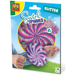 Спиннер-вертушка SES Creative Блестящий с блестками, 2 шт 02225