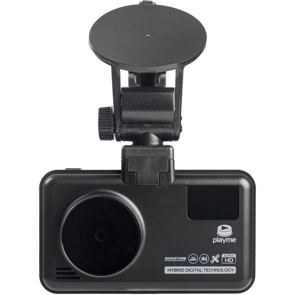 Видеорегистратор с радар-детектором Playme MARK GPS черный